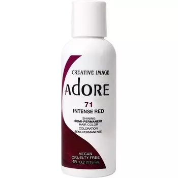 Сияющая интенсивная красная полуперманентная краска для волос 118 мл Adore