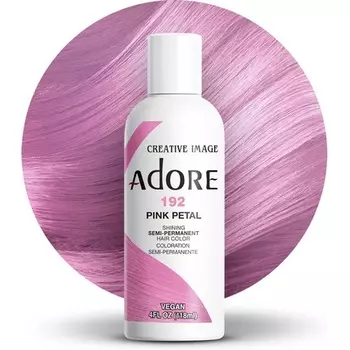 Сияющая полуперманентная краска для волос 192 Розовый лепесток 118 мл Adore