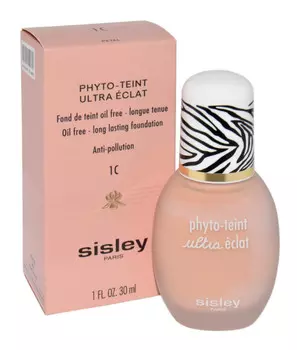 Sisley, Phyto-teint Hydro Eclat безмасляная тональная основа длительного действия, тональная основа для лица, 1 цвет лепестка, 30 мл
