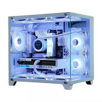 Системный блок Gigabyte, 16 ГБ/1 ТБ, Core i5-14600KF, RTX 4060 Ti, S920 Case, белый