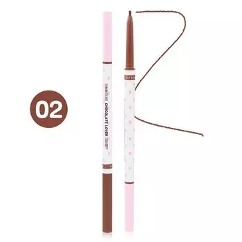 Sivanna Карандаш для бровей Chocolate Lover 0,1г. 02 Natural Brown, Natural Brown