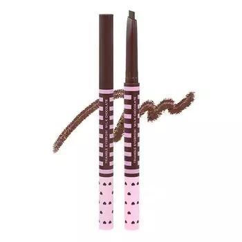 Sivanna Карандаш для бровей Chocolate Sweetie 0,3г. 02 Natural Brown, Natural Brown