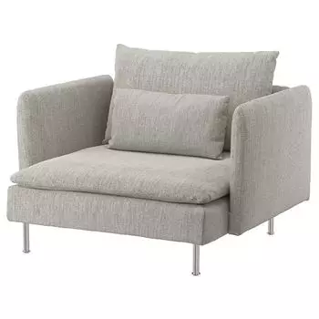 СЁДЕРХАМН Кресло, Виарп бежевый SODERHAMN IKEA