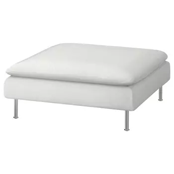 СЁДЕРХАМН Пуф, Блекинге белый SODERHAMN IKEA