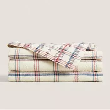 Скатерть Zara Home Check Dyed Thread