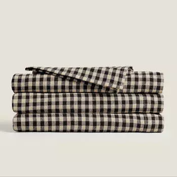 Скатерть Zara Home Gingham Check Linen