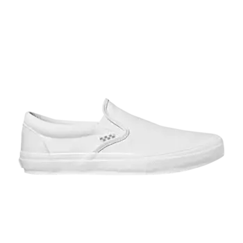 Скейт-слипоны Vans, белый