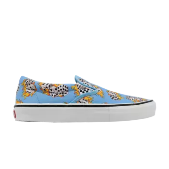 Скейт-слипоны Vans, синий
