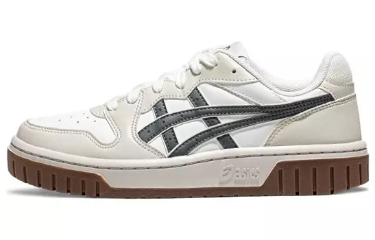 Скейтбордические кеды Court Mz 2.0 унисекс с низким верхом белый/серый Asics