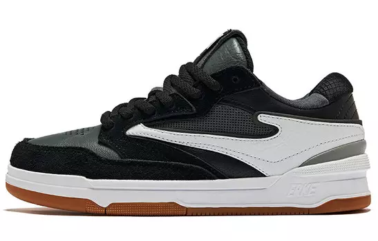 Скейтбординговые туфли женские низкие Positive Black Carbon Gray Erke