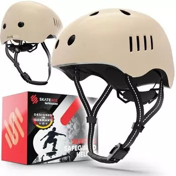 Скейтерский шлем Skatewiz, цвет kaschmirbeige