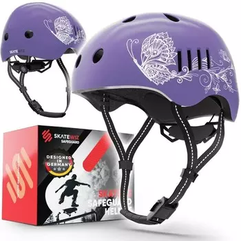 Скейтерский шлем Skatewiz, цвет knigliches lila