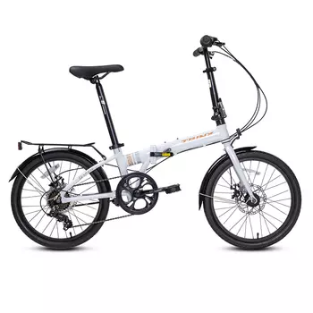 Складной велосипед TRINX Life 2.2 20, белый/золотой