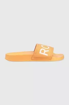 Скользкие шлепанцы Roxy, оранжевый