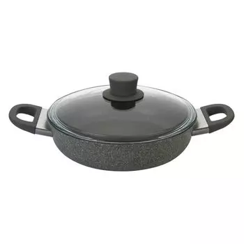 Сковорода BALLARINI Murano с 2 ручками и гранитной крышкой 24 см 75002-942-0