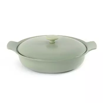 Сковорода глубокая BergHoff Ron Cast Iron Cov, зеленый