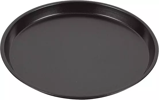 Сковорода-гриль Pearl Metal HB-4718, черная, 8,7 дюйма (22 см), железная форма для пиццы, подставка, Black (Black 19-3911Tcx)