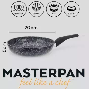 Сковорода Masterpan, серый