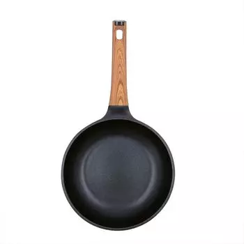 Сковорода Quid Carbon, литой алюминий, черная, 22 см