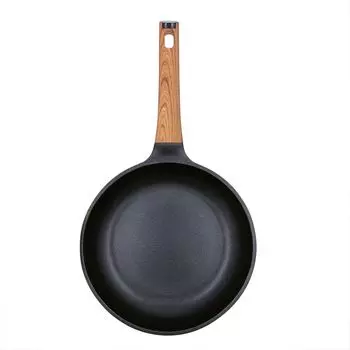 Сковорода Quid Carbon, литой алюминий, черная, 24 см