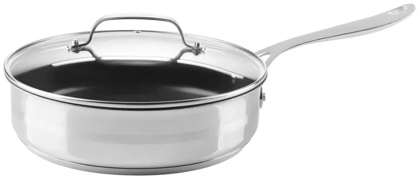Сковорода Tefal, 25 см, хромированный