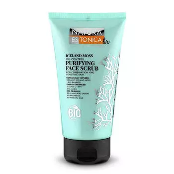 Скраб для лица Exfoliante facial de musgo de islandia Natura estonica, 150 мл
