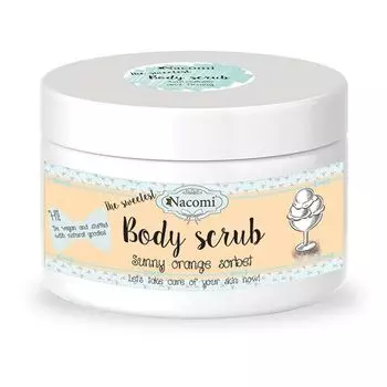 Скраб для тела Body Scrub Exfoliante Corporal Sorbete de Naranja Nacomi, 200 gr