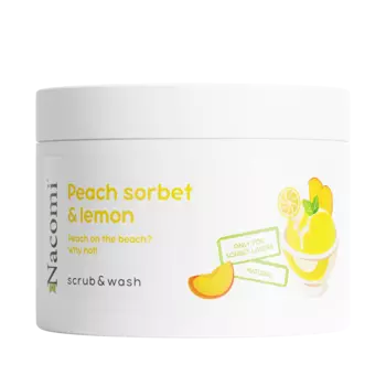 Скраб для тела Nacomi Peach Sorbet&Lemon, 100 мл