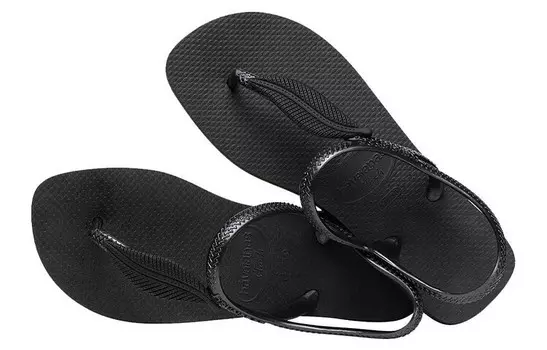 Слайд женский черный Havaianas