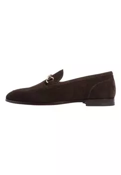 Слипоны Alessandra Scarosso, цвет dark brown