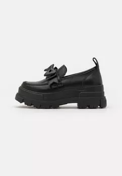 Слипоны ASPHA LOAFER BOW Buffalo, черный