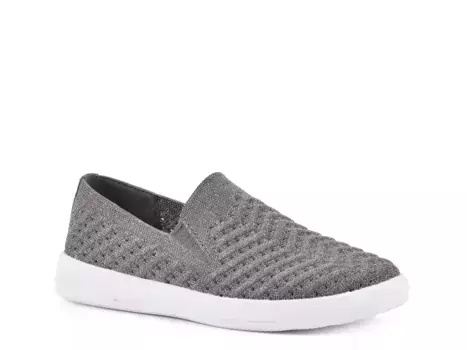 Слипоны Courage White Mountain, Silver Metallic