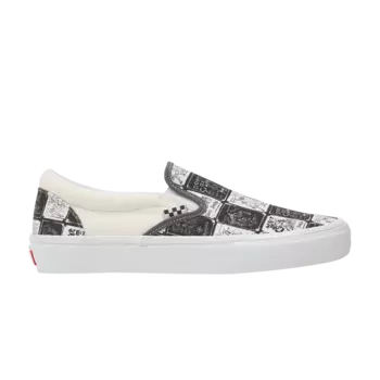 Слипоны Daniel Johnston x Skate Vans, серый