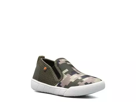 Слипоны детские Bogs Kicker II Medium, темно-зеленый