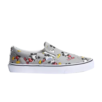 Слипоны Disney x Classic Vans, серый