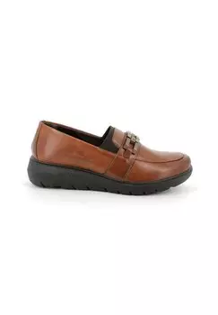Слипоны Enval Soft, коричневые