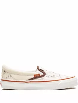 Слипоны Javier Calleja OG Classic Vans, белый