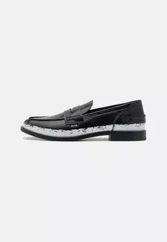 Слипоны Loafer MSGM, цвет white/black