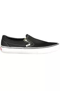 Слипоны мужские Vans с логотипом, черный