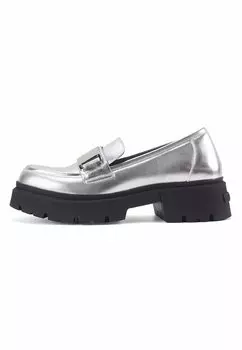 Слипоны Nine West, серебро