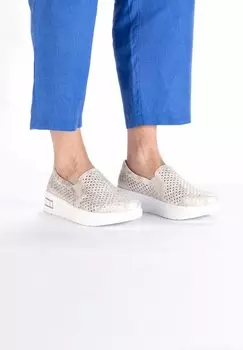 Слипоны Rieker, бежевый