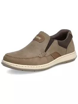 Слипоны Rieker, цвет Brown/Dark brown