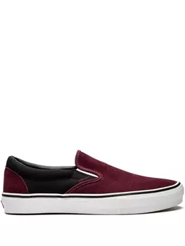 Слипоны Skate Vans, красный