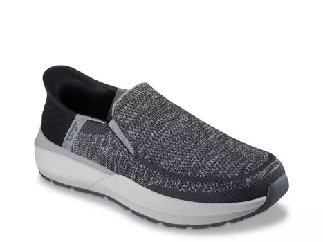 Слипоны Skechers Neville Rovelo, серый