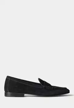 Слипоны Soft Flats Polo Ralph Lauren, черный