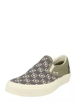 Слипоны Vans, оливковое