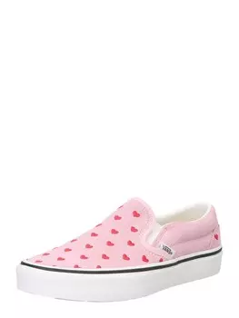 Слипоны Vans, розовый