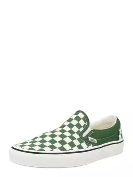 Слипоны Vans, темно-зеленый