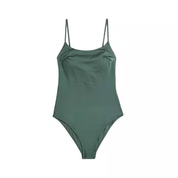 Слитный купальник H&amp;M Padded Cup, хаки