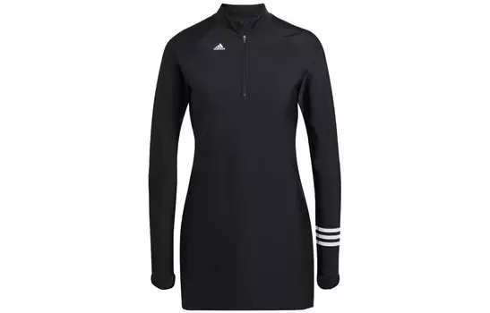Слитный купальник женский черный Adidas